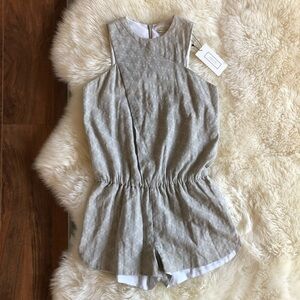 Shades Of Grey by Micah Cohen Printed Romper XS